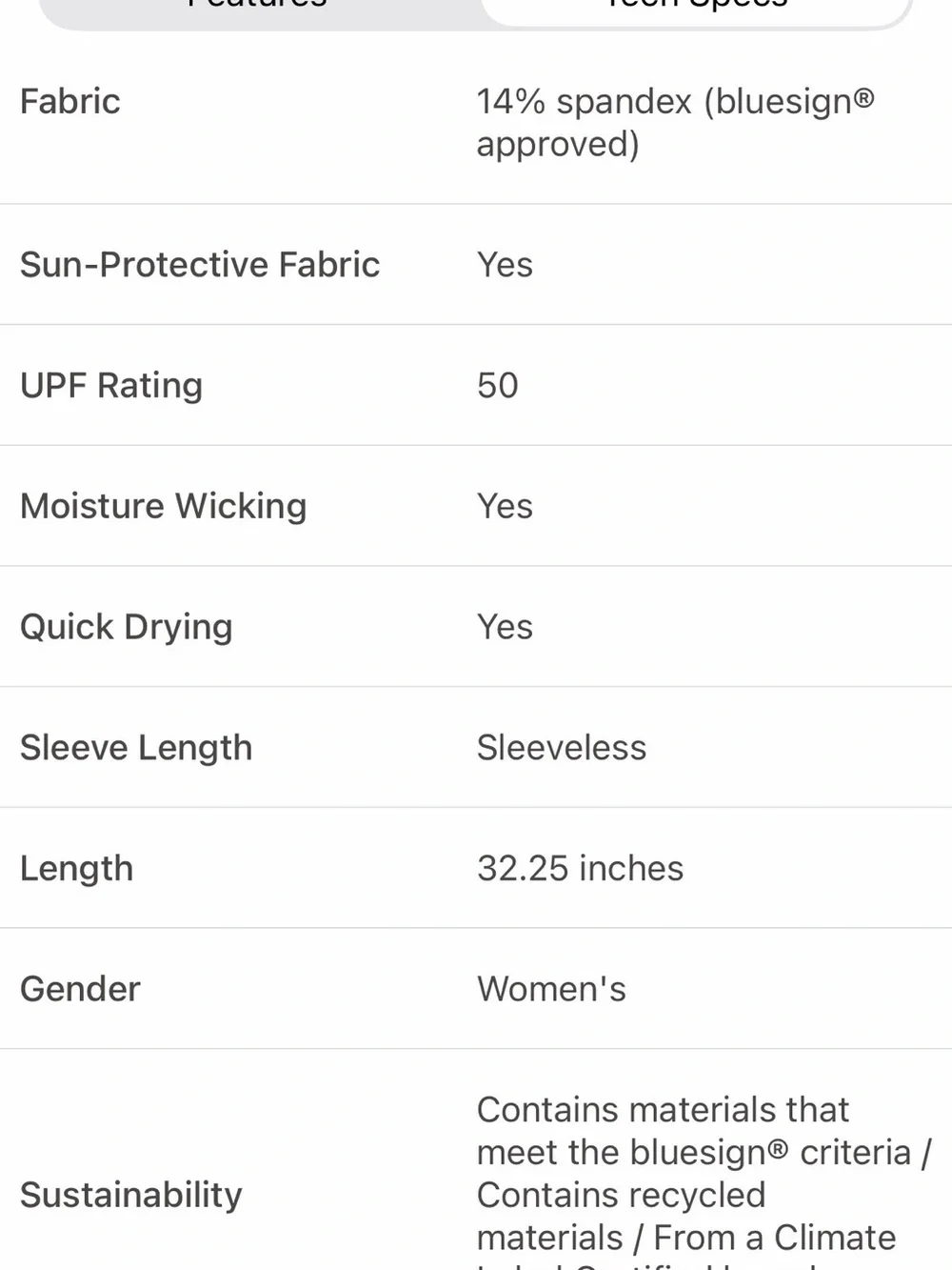 REI Active Pursuits Athletic Dress with built-in shorts and pockets